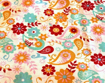 Fabric coupon 50 x 70 cm vintage theme
