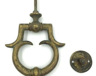 Antique Moroccan Brass Door Knocker