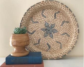 Woven Basket Wall Art hanging wall art | etsy Woven Basket Wall Art hanging wall art | etsy