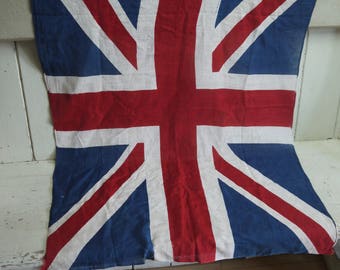 Vintage Union Jack Flag - Decorative Union Jack - British Flag - Vintage Flag -British Made Circa 1930s