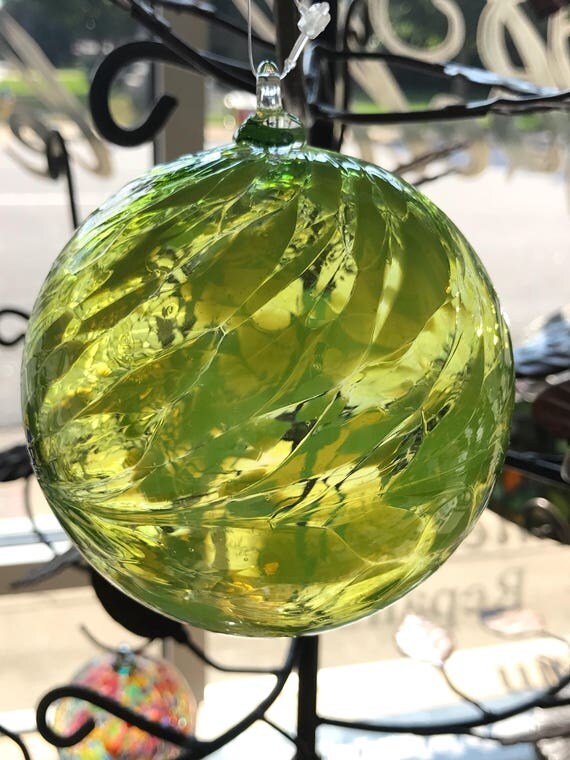 Hand Blown Glass Ball Friendship Gazing Ornament