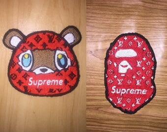 Supreme patches | Etsy