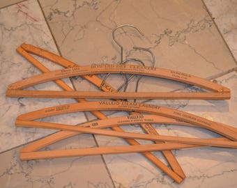 Vintage Wood Advertising Hangers 1930s