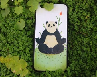 Zen Meditating Chill Panda iPhone Case Giraffe iPhone Case iPhone 6 Plus iPhone 5/5S Case iPhone Cover Unique Cute iPhone Art Design