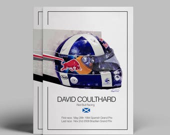 David Coulthard F1 Art - Limited Edition (50 total)