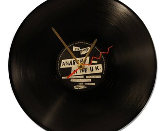 SEX PISTOLS "ANARCHY IN THE UK" VINYL clock 33tours