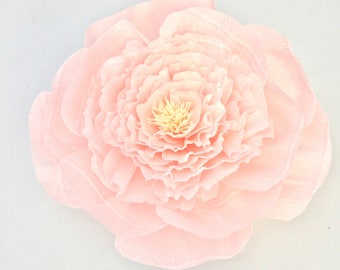 Peony - Paper flowers - Floral wall decor - Crepe paper peony - Paper Peonies - Wedding decor - Nursery decor - Paper wall flowers