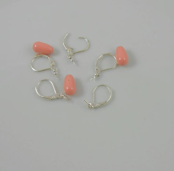 925 Sterling Silver Earring findings LeverBack 16 x 11 mm