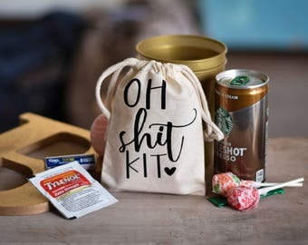 Bachelorette Party Favors Hangover Kit, Bachelorette Survival Kit, Oh Shit Kit, Bachelorette Party Bags (SPB03)
