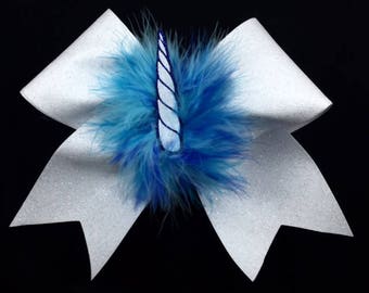 unicorn cheer bow