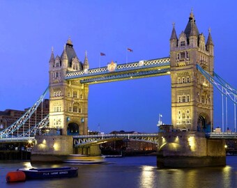 Placemat England London Tower Bridge