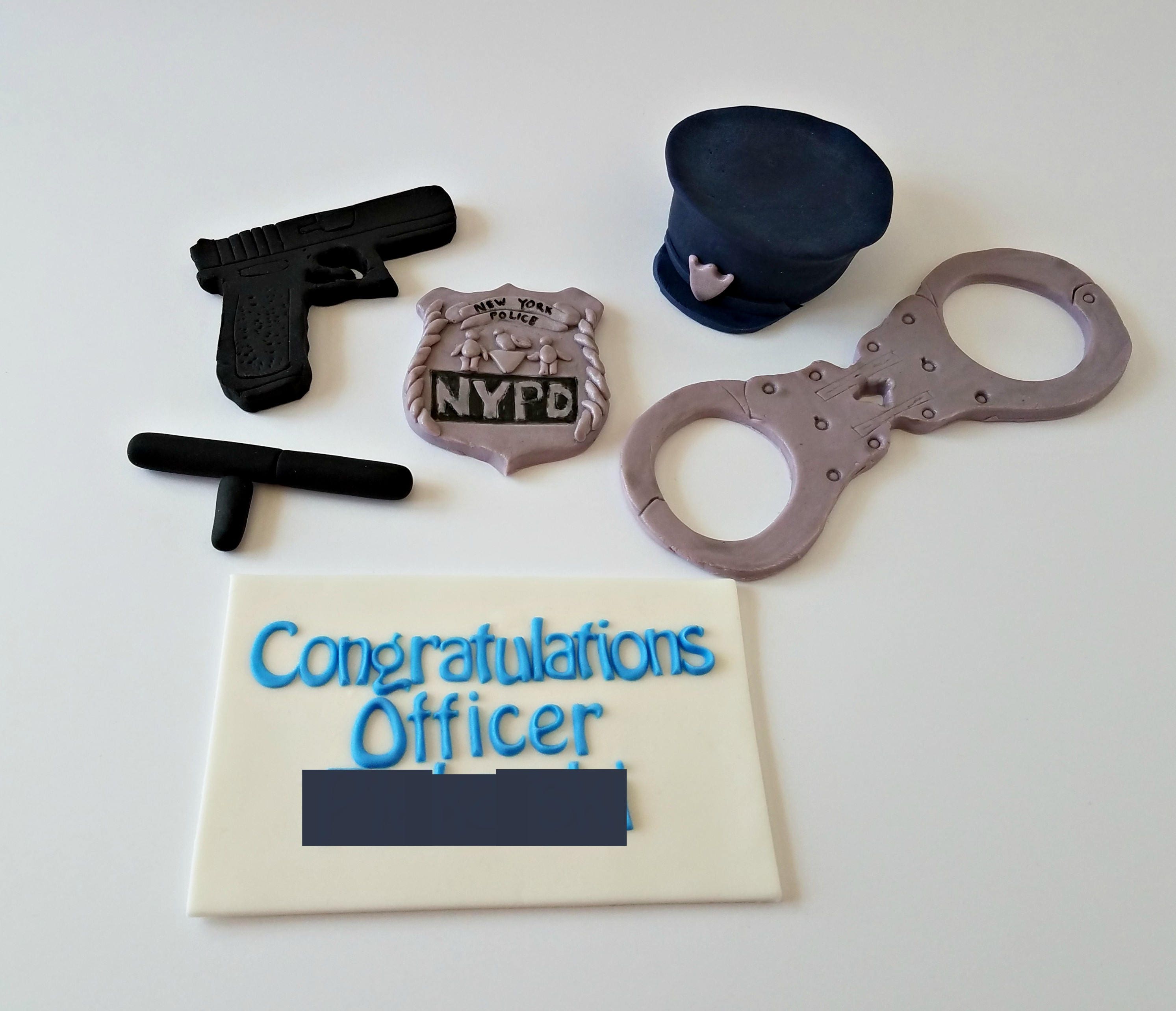 Police Officer Cake Decorations Police Academy Graduation