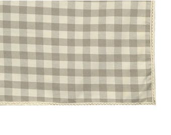 Tablecloth Rectangle fabric "country ecru" ENDUITE 150 X 250 with lace
