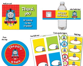 INSTANT DL- Thomas the Train - Birthday party Package- Printable