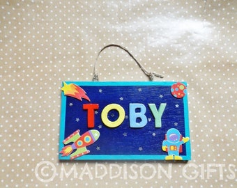 Kids Bedroom Door space door plaque | etsy Kids Bedroom Door space door plaque | etsy