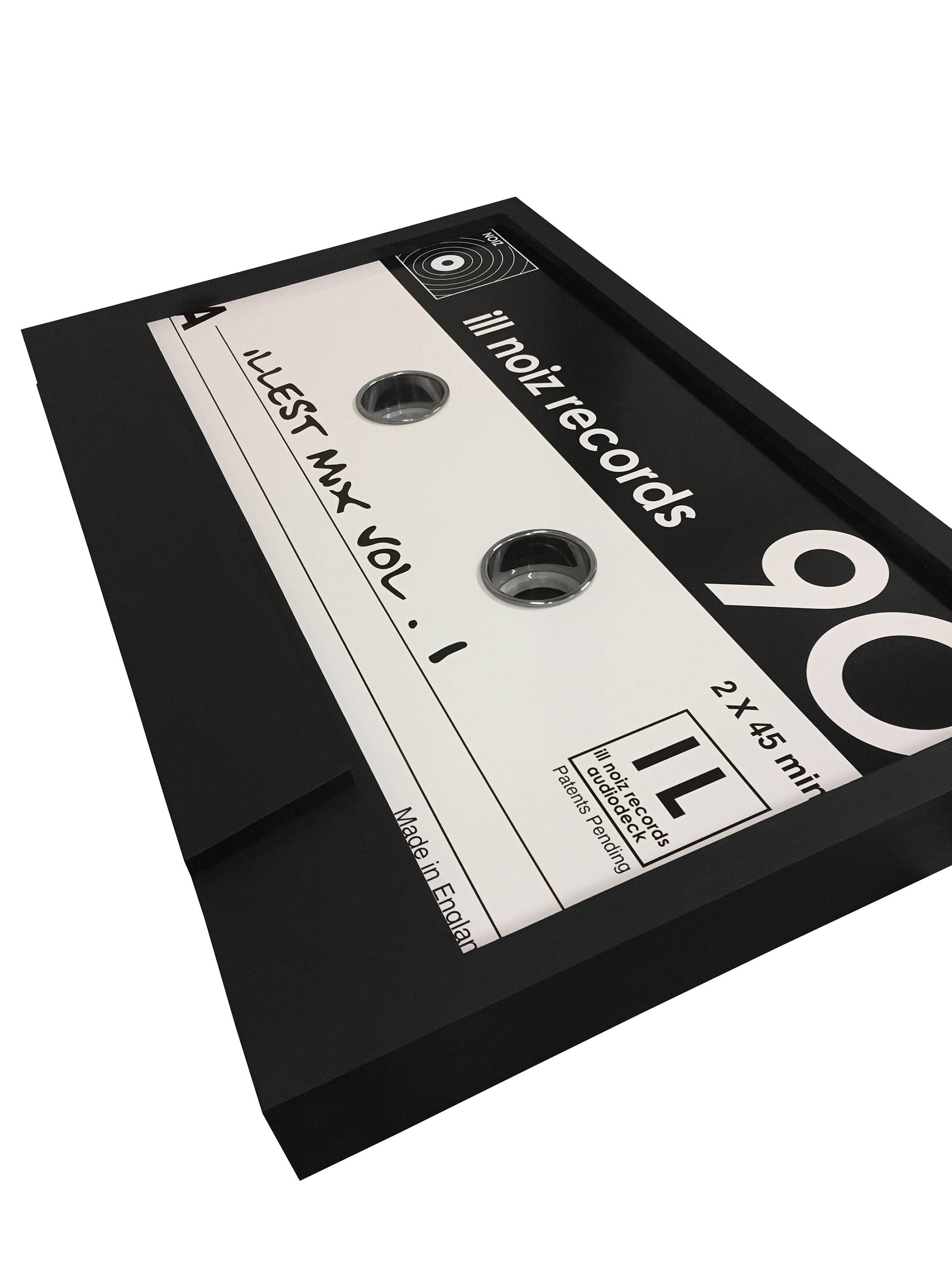 Handmade Cassette Tape Table with Storage. Customisation