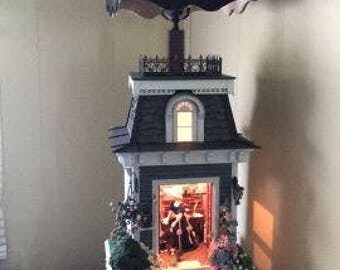 dollhouse table lamp, dollhouses, miniature, handmade, doll house , lamp