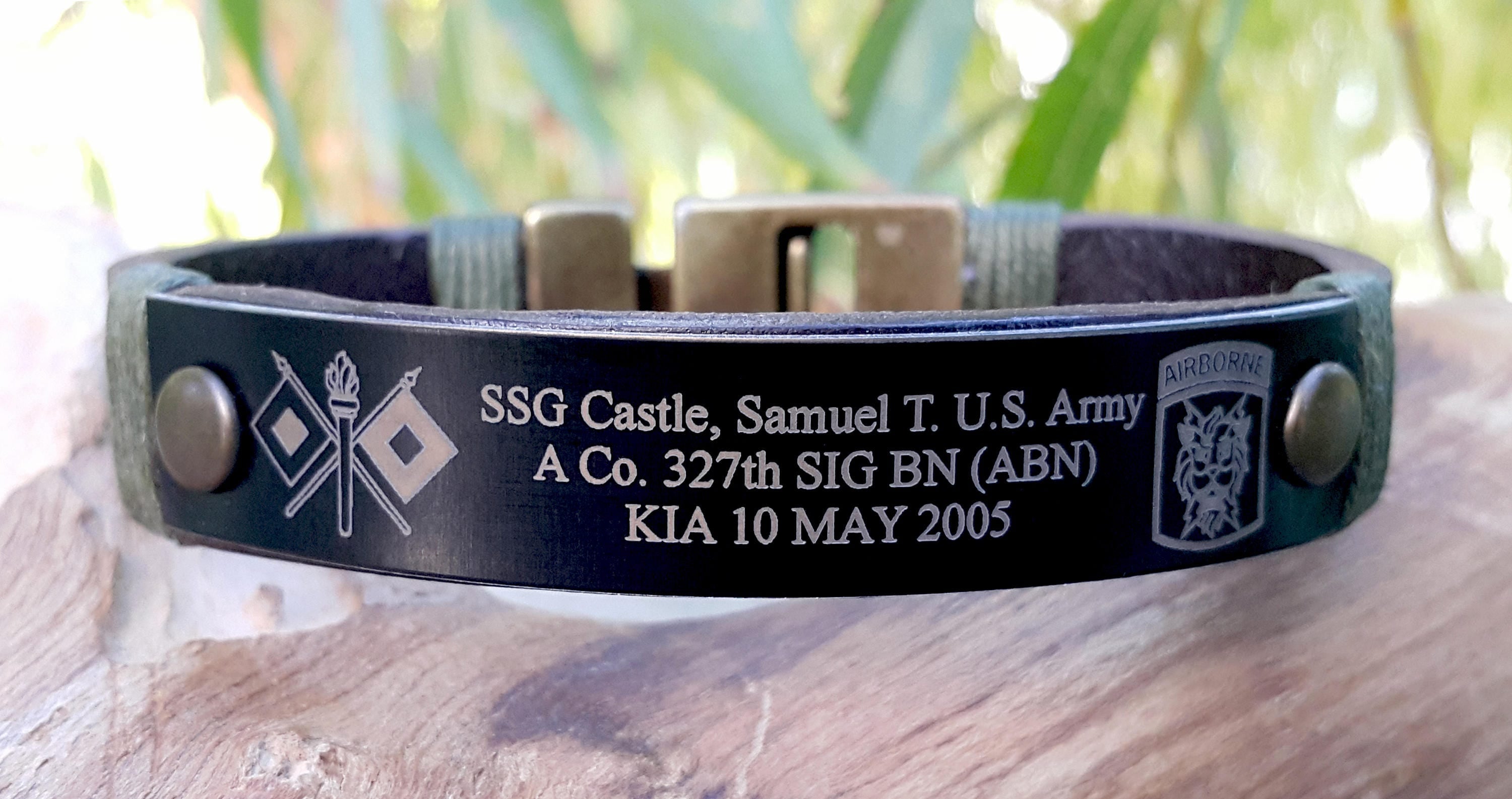 Military Bracelet Memorial Bracelet KIA Bracelet Loss of