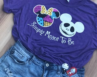 Nightmare Before Christmas - Disney Halloween Shirt - Mickey Not So Scary Halloween Party