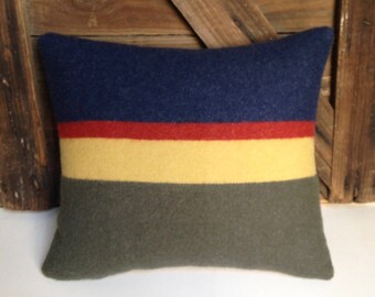 wool pillow/Badlands National Park blanket pillow