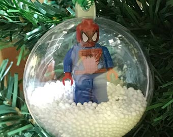 spider man personalized christmas ornaments