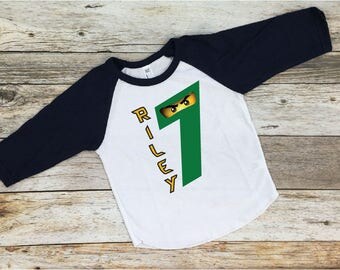 Ninjago Birthday Shirt. Ninjago party. Ninjago birthday. Ninjago shirt. Ninjago movie shirt. Ninjago movie.