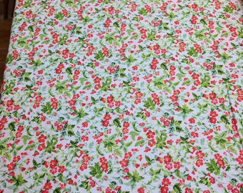 Wildflowers VII-Cloud Poppy Cotton Fabric from Moda Fabrics