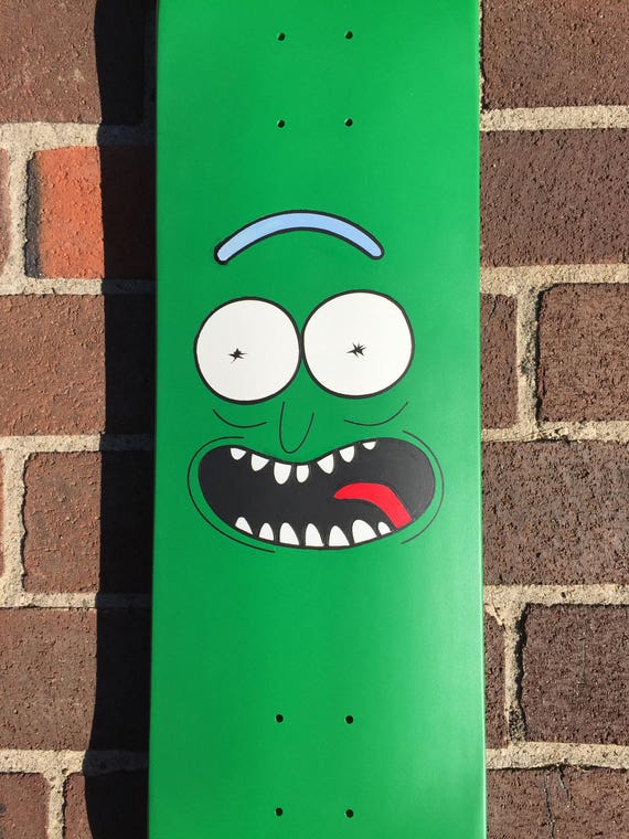 Rick and Morty Pickle Rick Skateboard