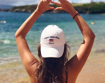 Kappa Alpha Theta All-American Embroidered Hat