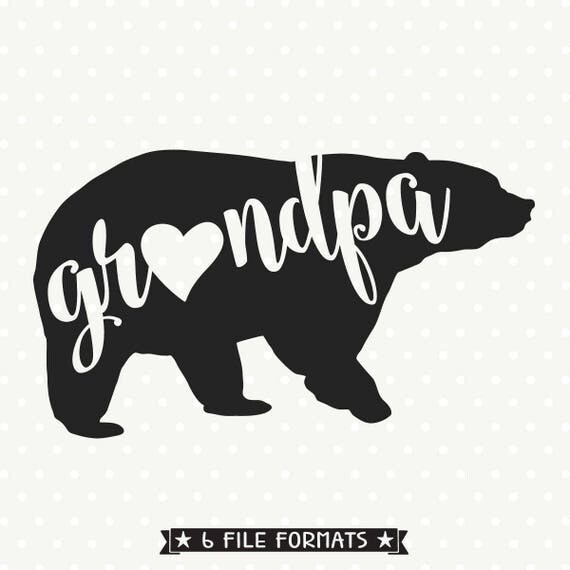 Download Grandpa Bear SVG Family Tshirts svg file Bear svg file