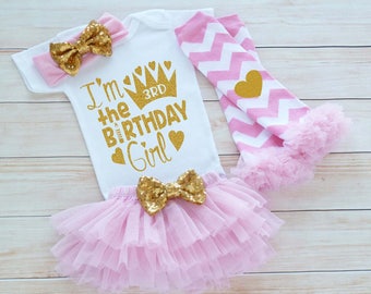 3rd birthday girl shirt