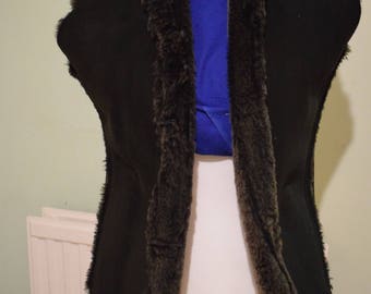 Brand new women's sheepskin gilet. 100% genuine merino sheepskin gilet