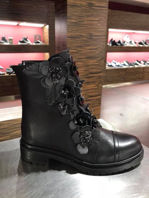 lace up heels leather