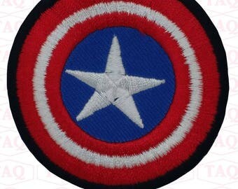 thumbnail image 2 of Embroidered Superhero Iron-On Patch – Superman, Batman, Wonder Woman, Captain America 2 of 4