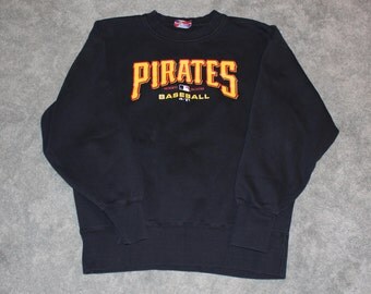 Short De Baseball Vintage Pittsburgh Pirates Années 90 - Taille XL 18 Pour Garçon - Couleur Noir & Gris