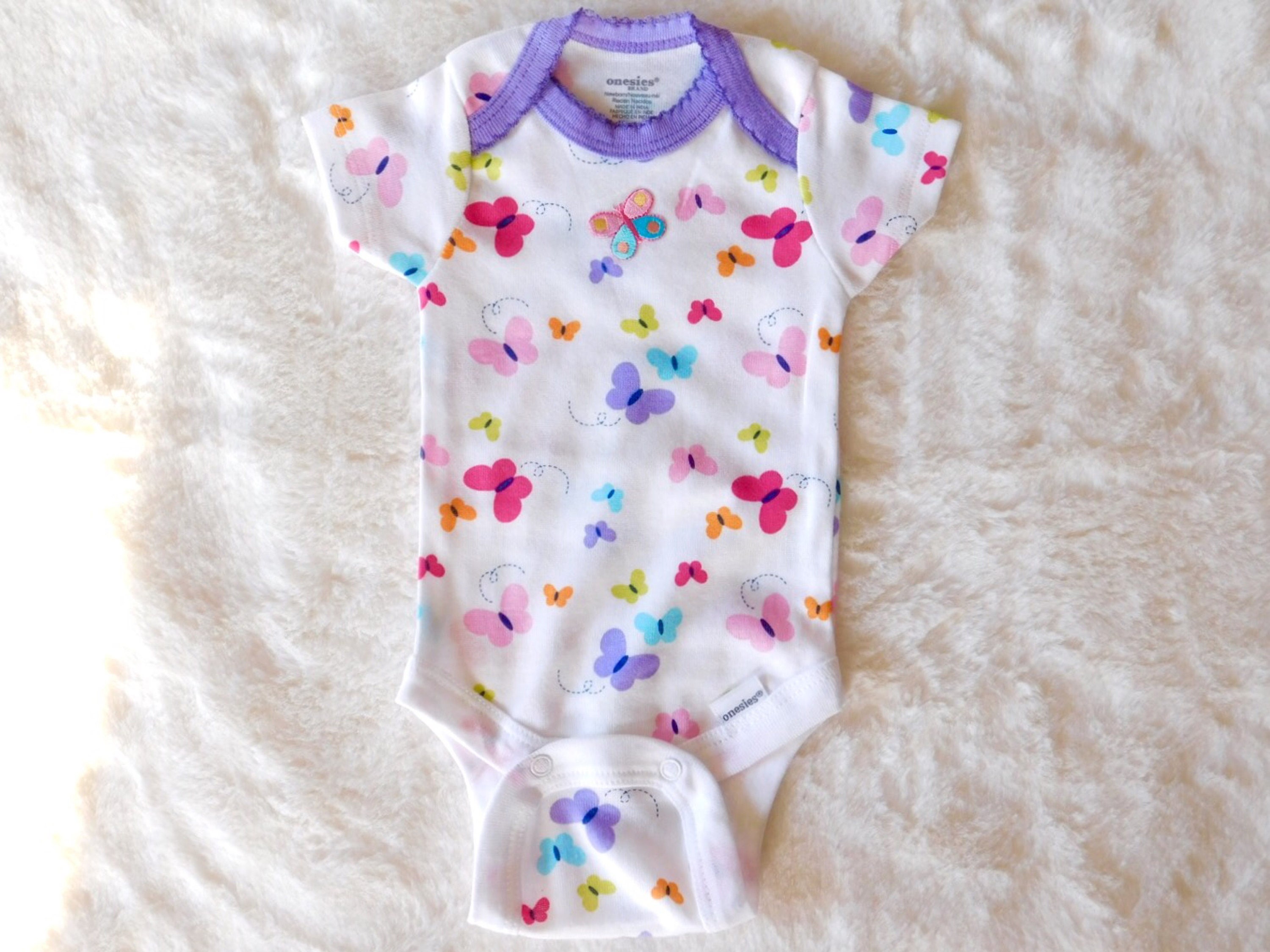 Butterfly Onesie Butterfly Patch Onesie Butterfly Baby Girl