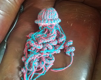 Pink and Blue Jellyfish
