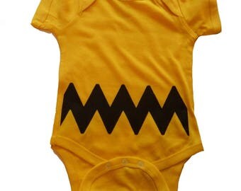 Charlie Brown Baby One-Piece Romper Bodysuit for Boy or Girl