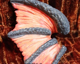 Mermaid earrings - Dragon: pair