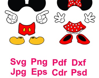 Download Mickey hand png | Etsy