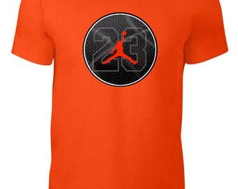 orange jordan shirt