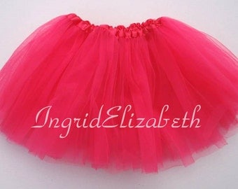 Neon Pink Tutu, Neon Pink Toddler Tutu, Neon Pink Ballet Tutu, Pink Tutu Skirt, Neon Pink Girls Tutu, Neon Pink Dance Tutu, Tulle Skirt