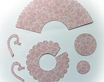 Reneabouquets Cabbage Rose Tea Cup Die Cut Do It Yourself Paper Tea Cup With Link To How To Video