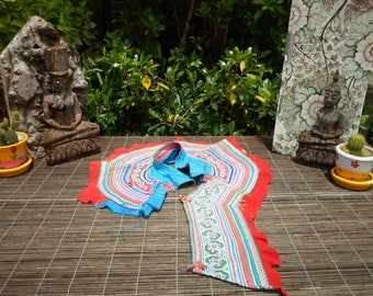 Hmong Textile Vintage Embroidered Collar