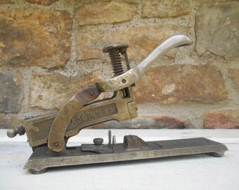 Vintage Midget Stapler Acme Staple Co. Camden, New Jersey Office Equipment Fastener Staples Desktop Rustic Industrial