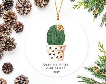 Cactus ornament | Etsy