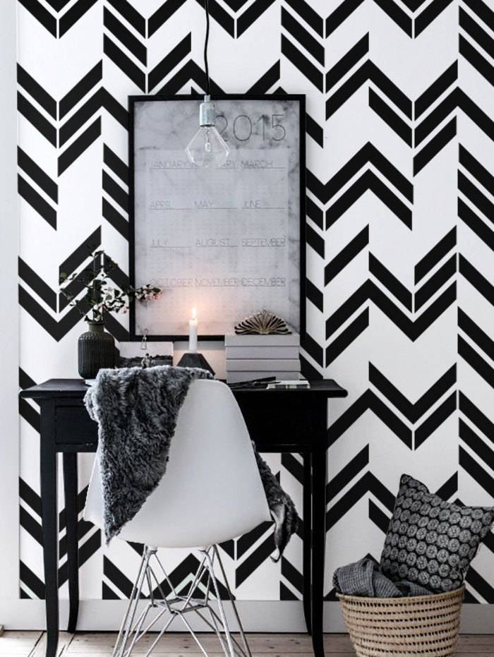 Removable wallpaper Self adhesive vinyl wallpaper wall