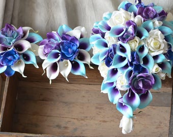 Real touch flowers and custom wedding flower by DexinFloral