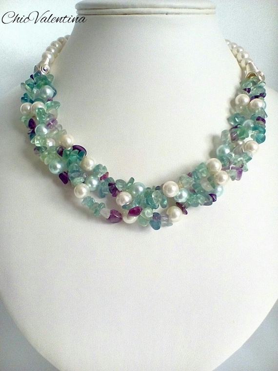 Gemstone Statement Necklace
