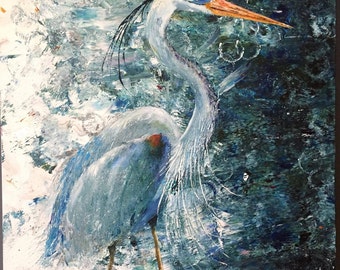 SOLD*** The Great Blue Heron